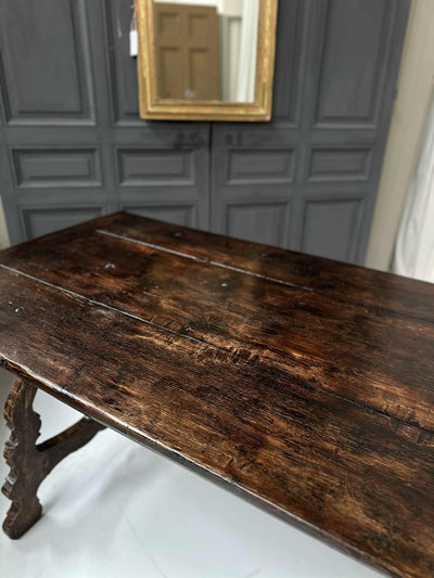 Antique Spanish Oak Dining Table