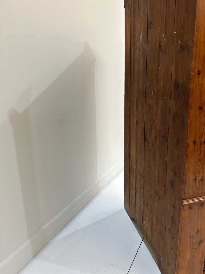 Tall Glazed English Bookcase