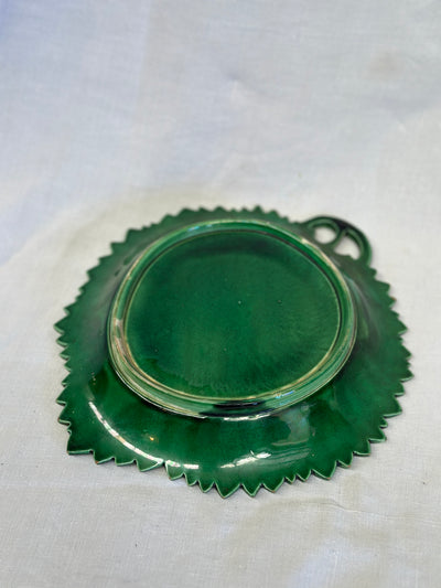 Antique Majolica Serving Dish