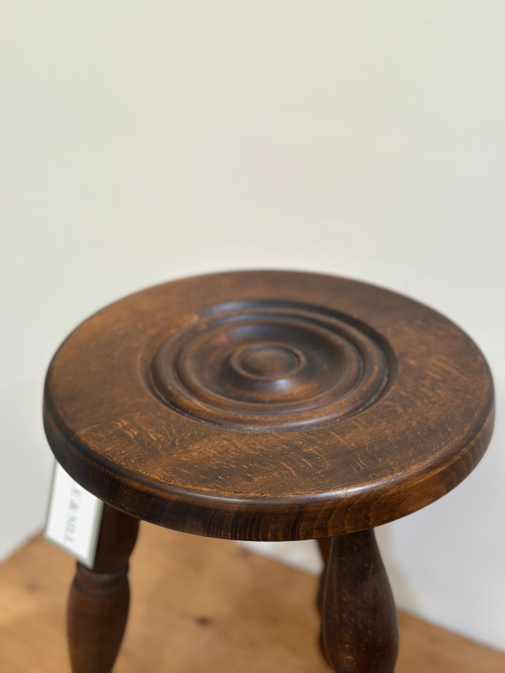 Vintage French Tripod Stool