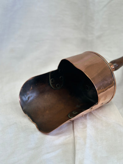 Large Antique Scoop Copper
