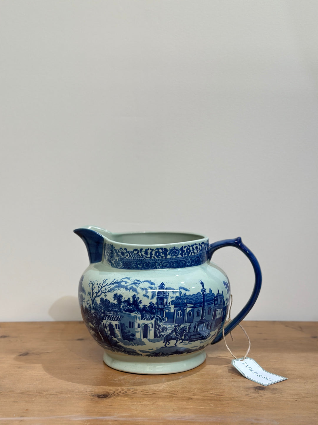 Lge English Ironstone Pitcher