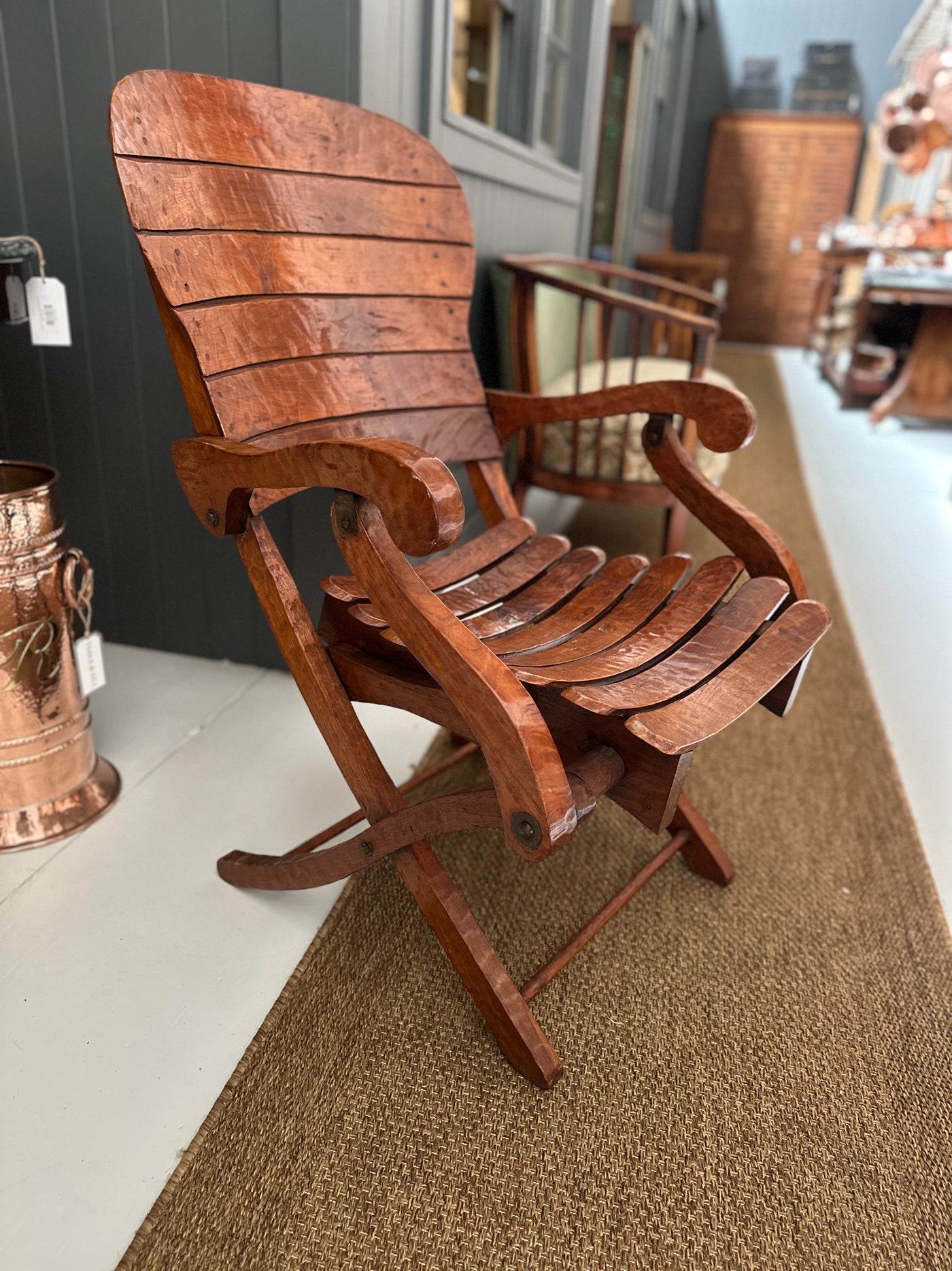 Antique French Biomorphic Chair
