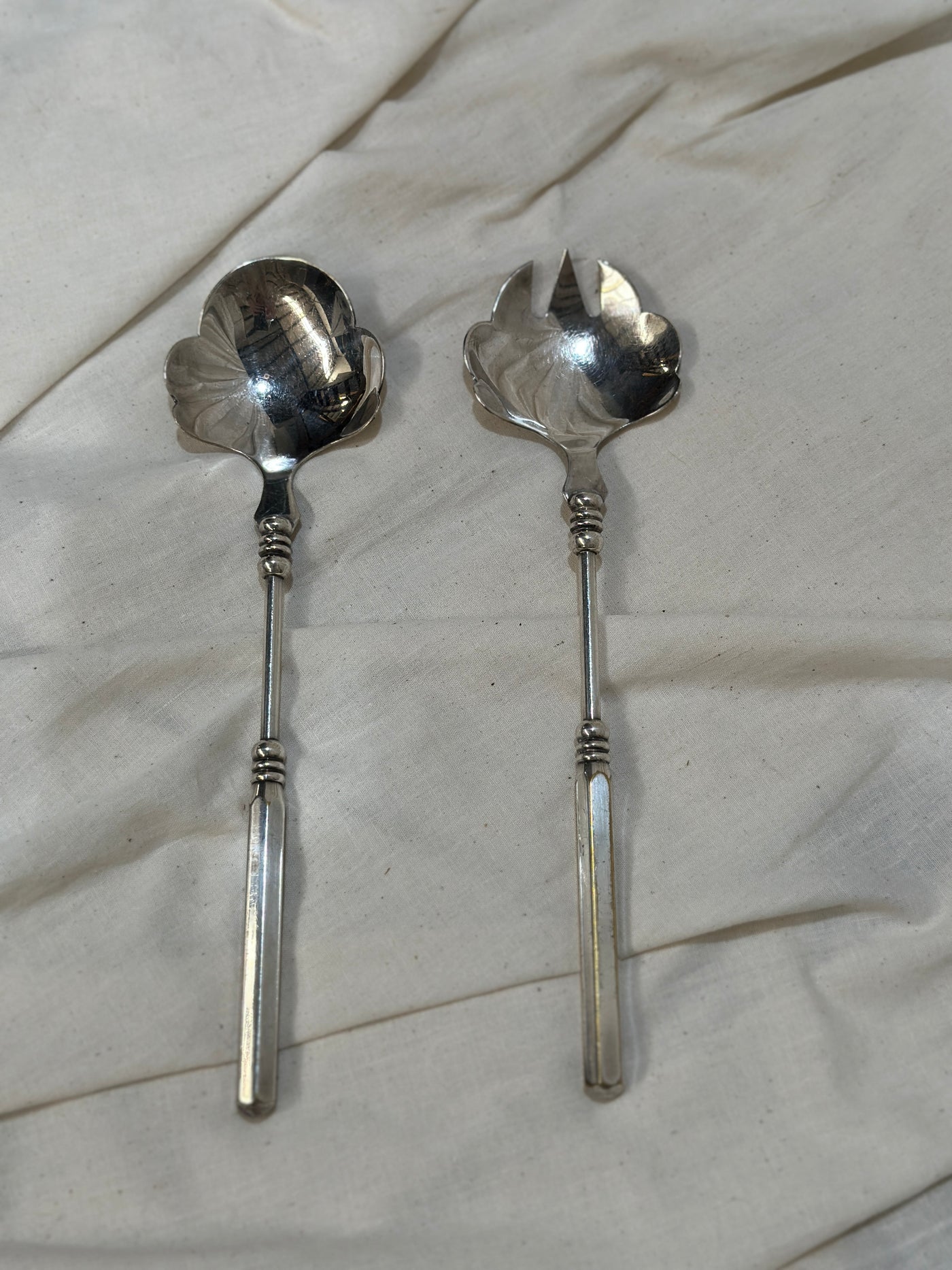Silverplate Salad Servers (Pair)