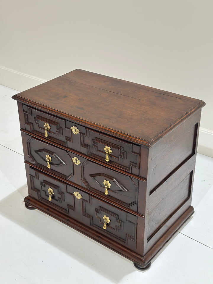 17th English Jacobean Chest Of Drawers