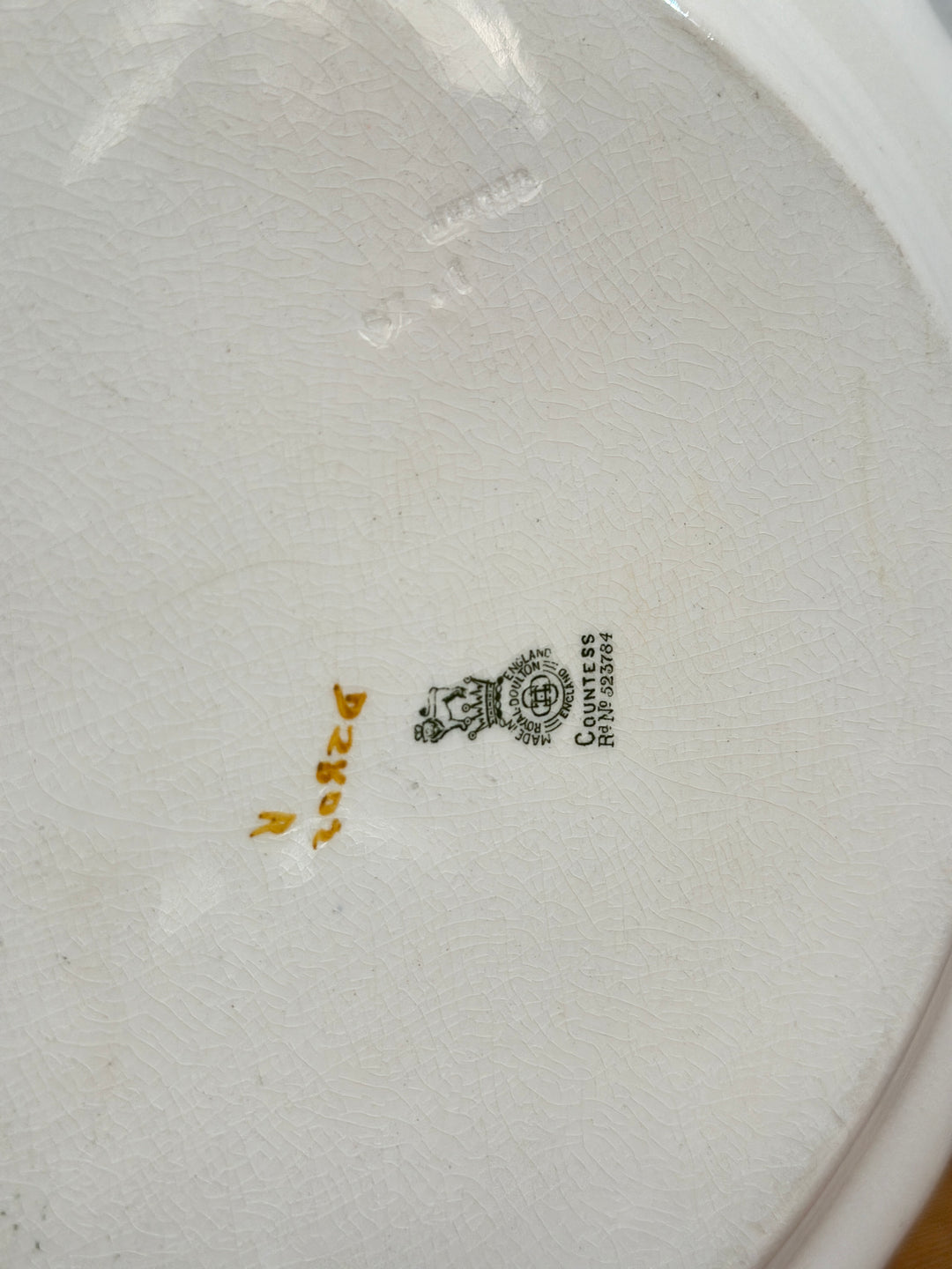 Large Antique English Ironstone Platter