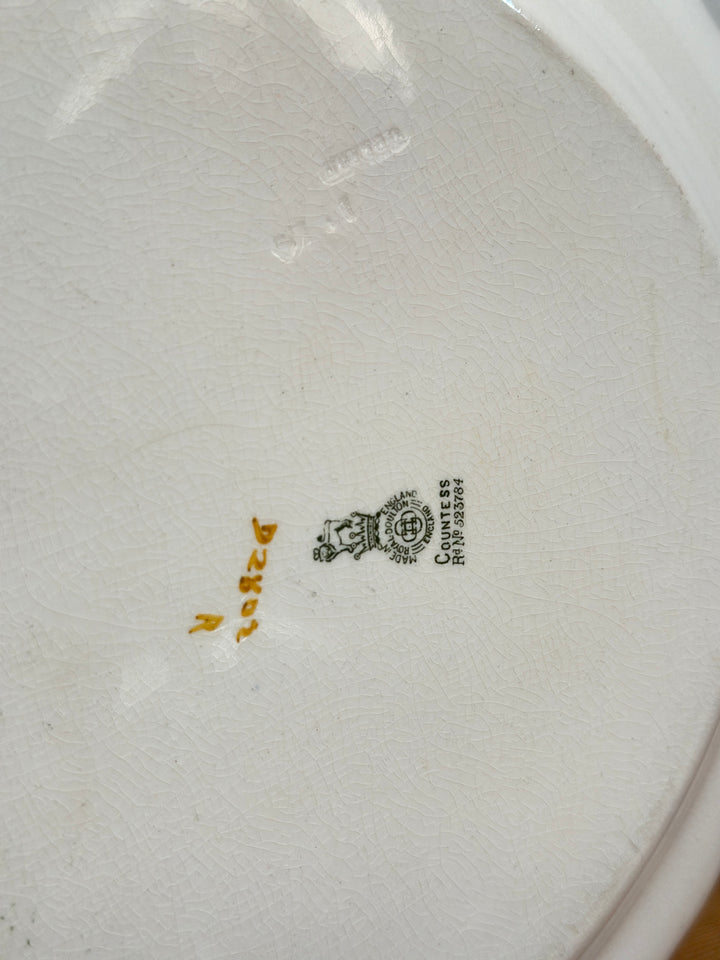 Large Antique English Ironstone Platter