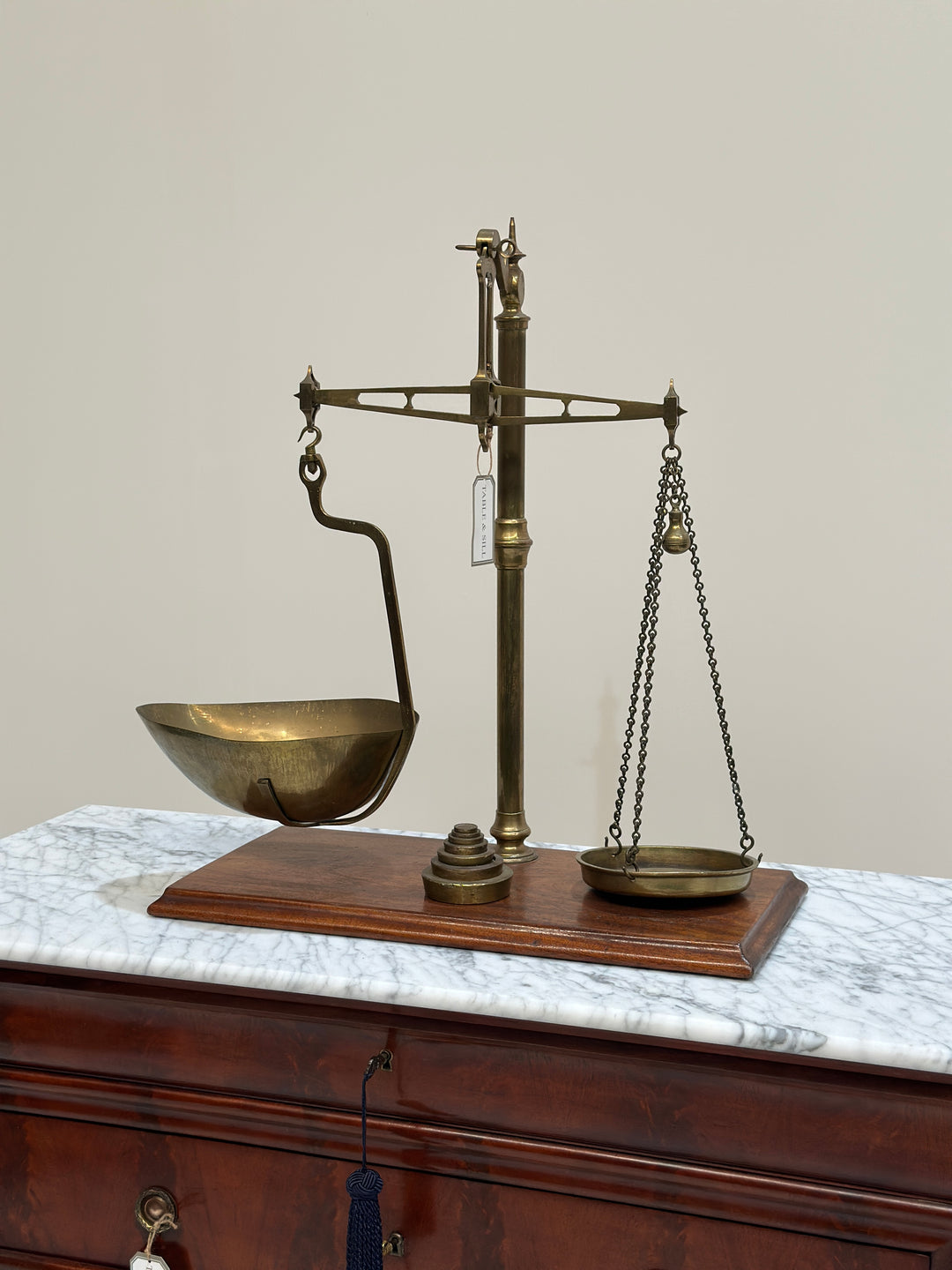 Antique English Brass Scales