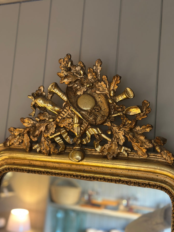 C19th Louis Philippe Gilt Mirror