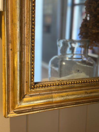 C19th Louis Philippe Gilt Mirror