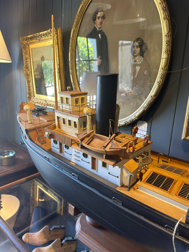 Large Model of 1950s Italian Vessel