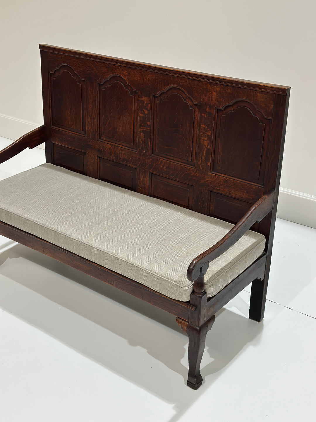 Antique English Oak Settle