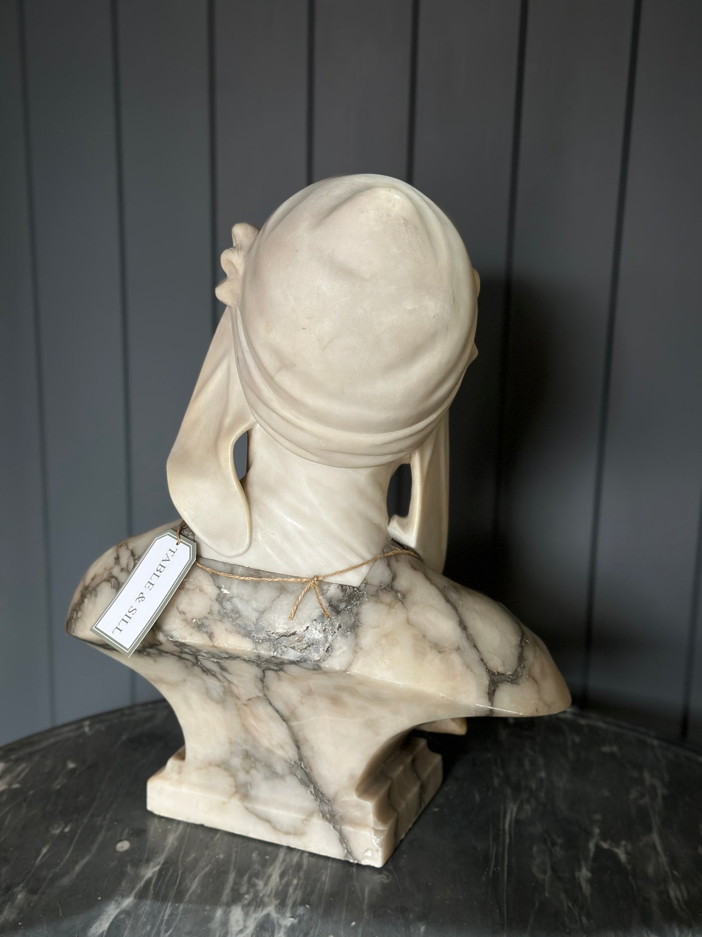 Antique Marble & Alabaster Joan of Arc