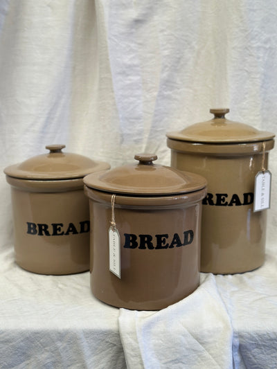 Vintage Ceramic Bread Crock M