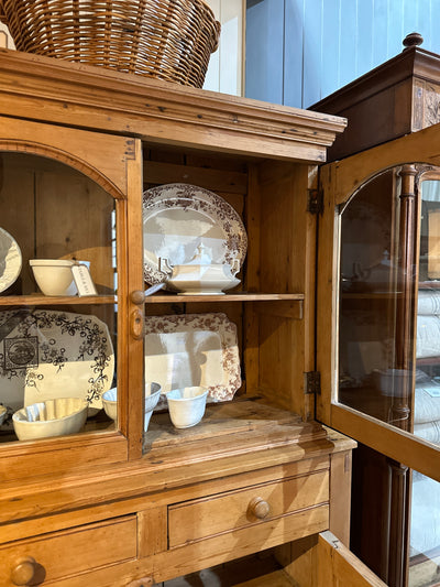19th Century English Pine Hutch