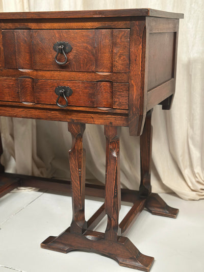 English Arts & Crafts Oak Buffet