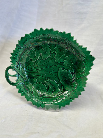 Antique Majolica Serving Dish