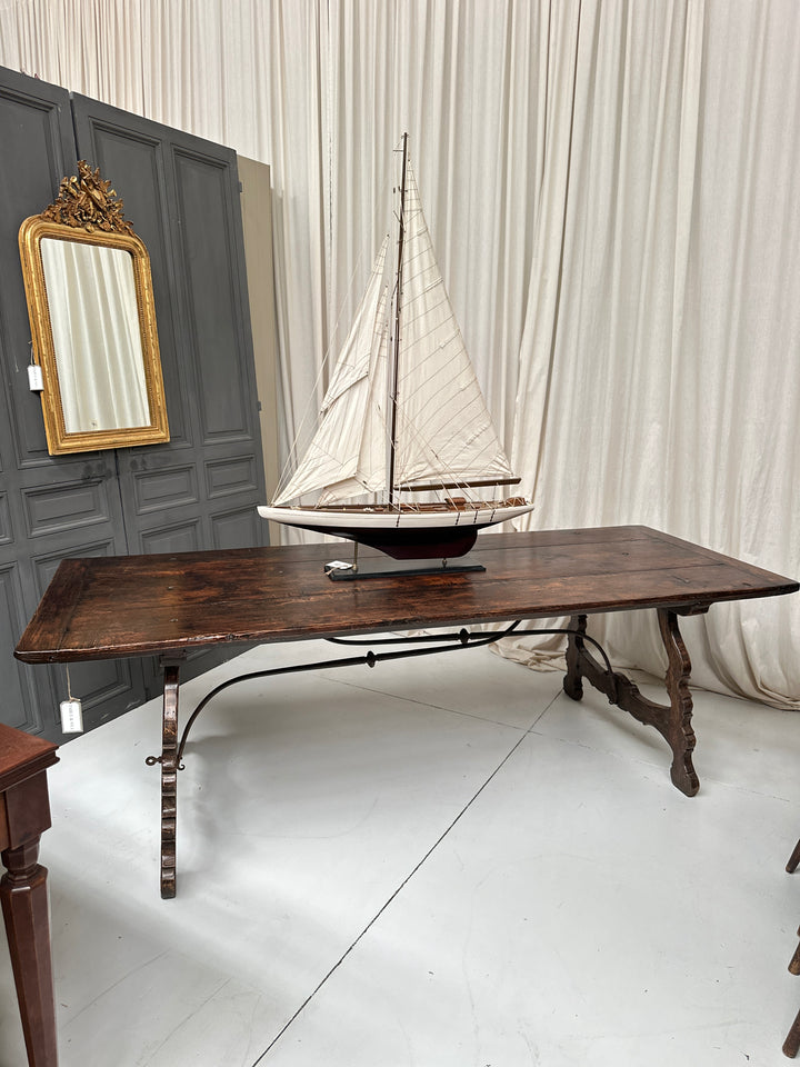 Antique Spanish Oak Dining Table