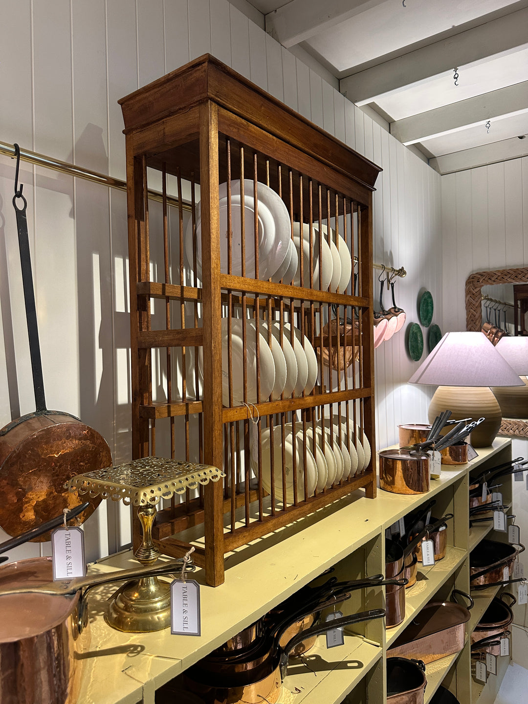 Large Vintage Plate Rack