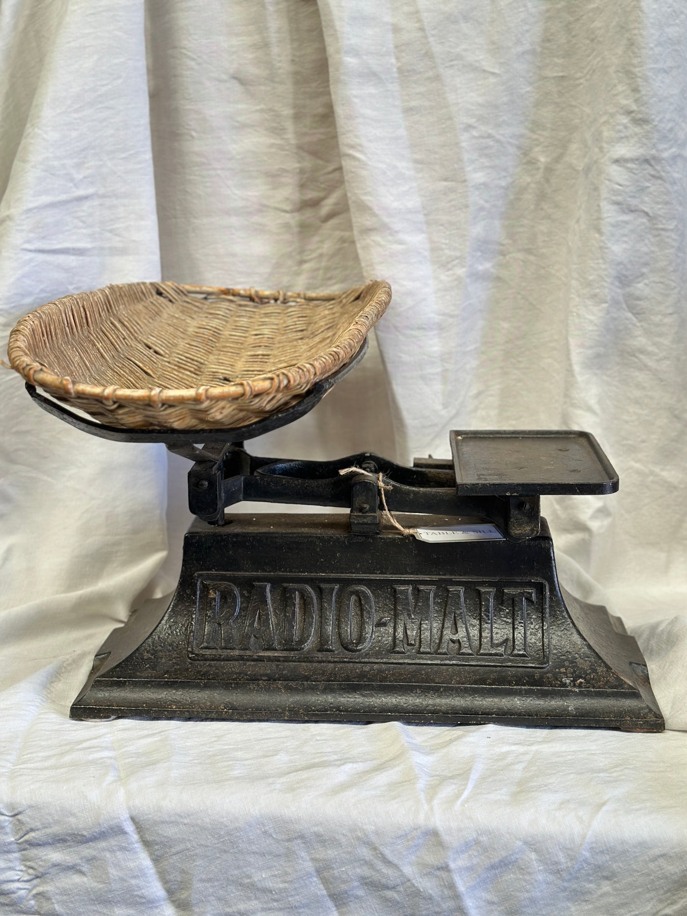 Antique Radio Malt Baby Scales