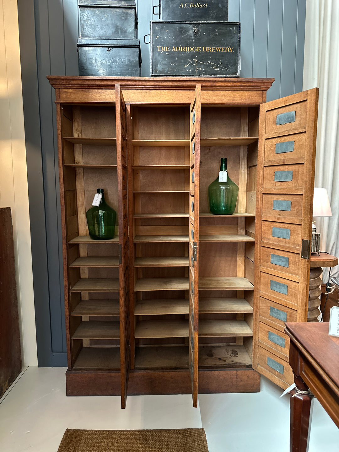 Vintage French Pigeonhole Cabinet