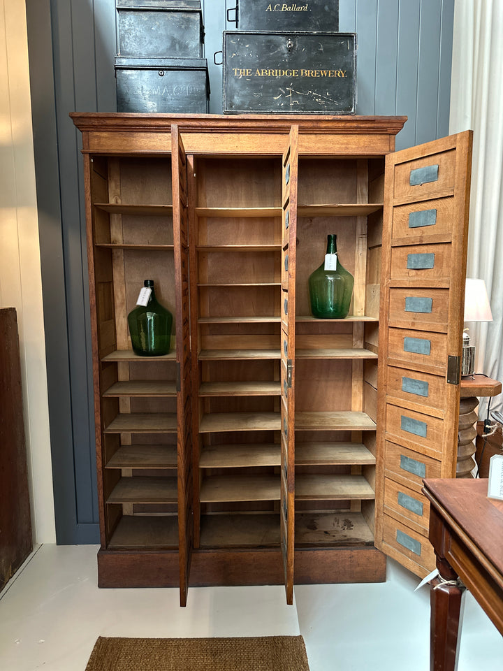 Vintage French Pigeonhole Cabinet