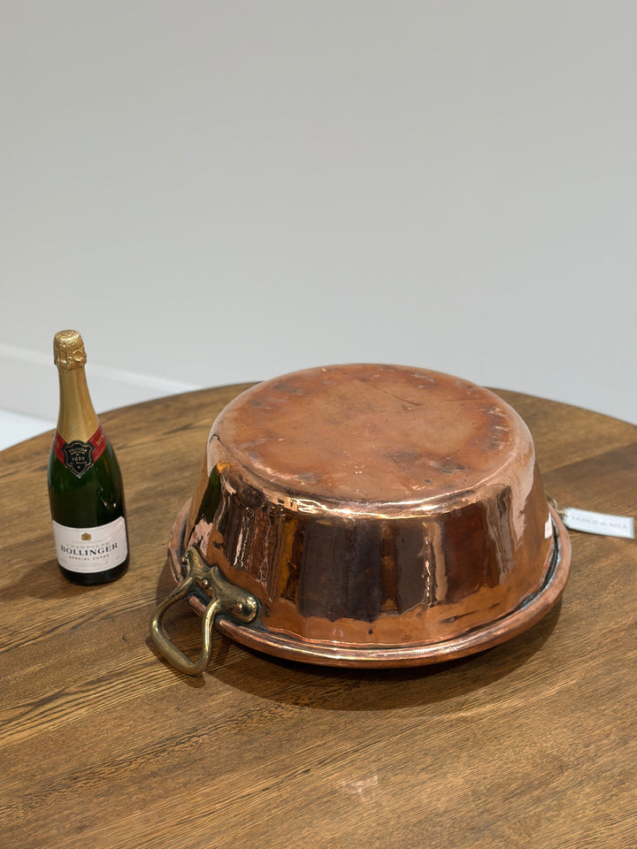 French Copper Jam Pan (H)