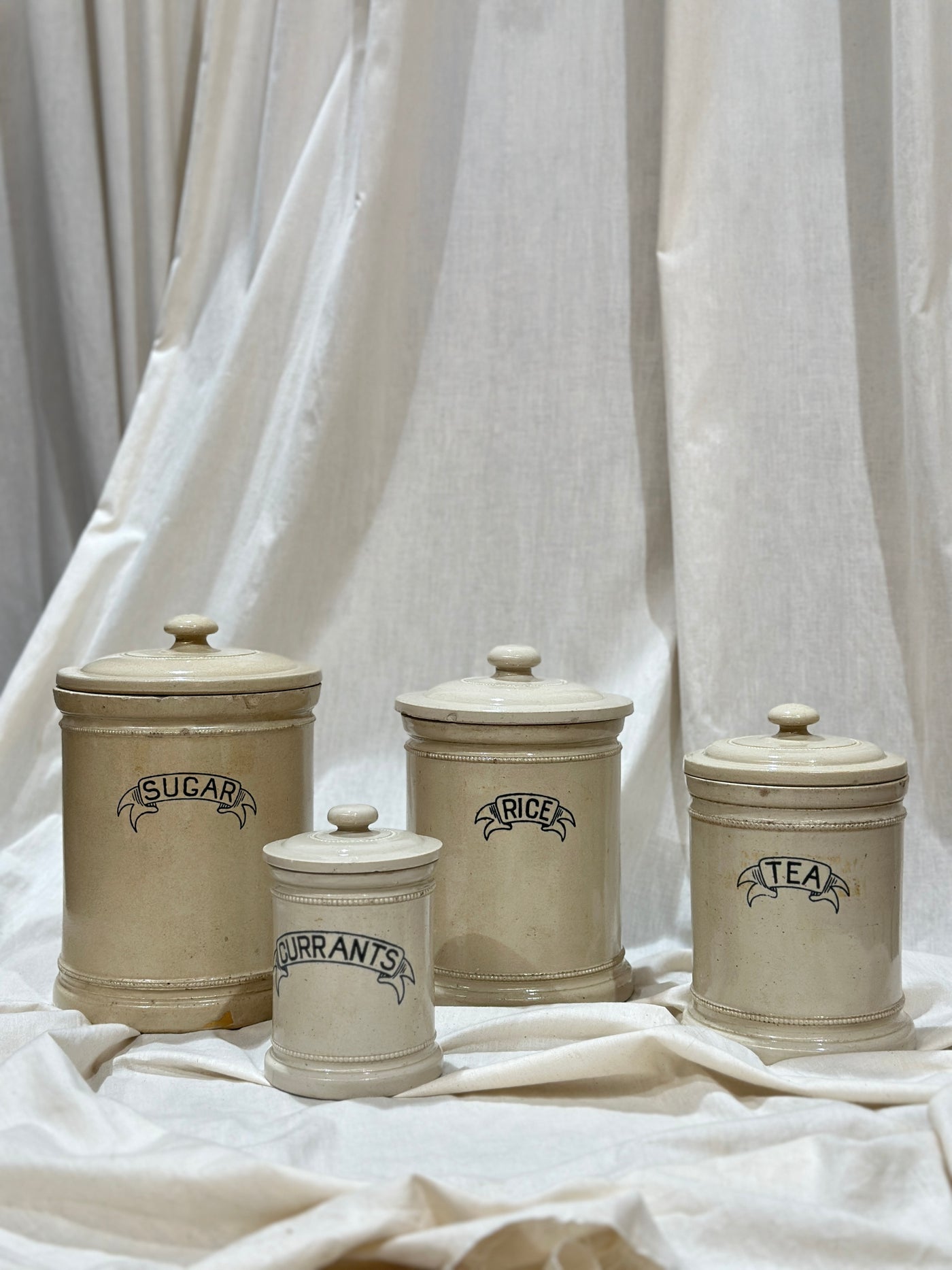 Antique Fowler Stoneware Set