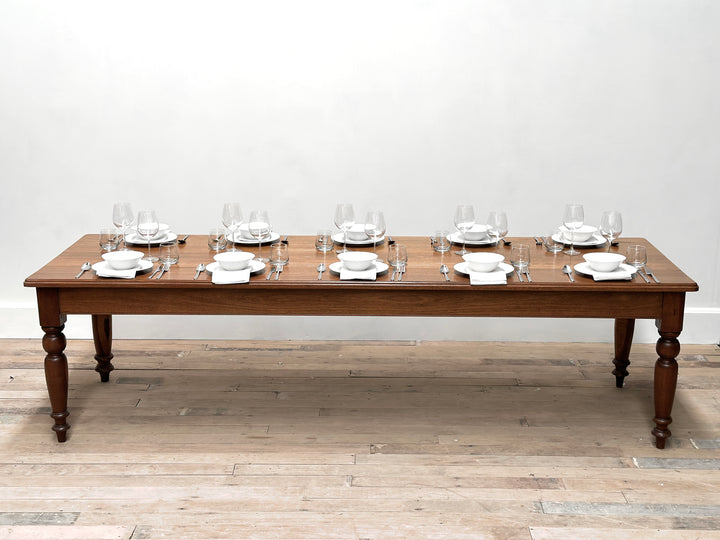 Colonial Style Blackwood and Maple Table
