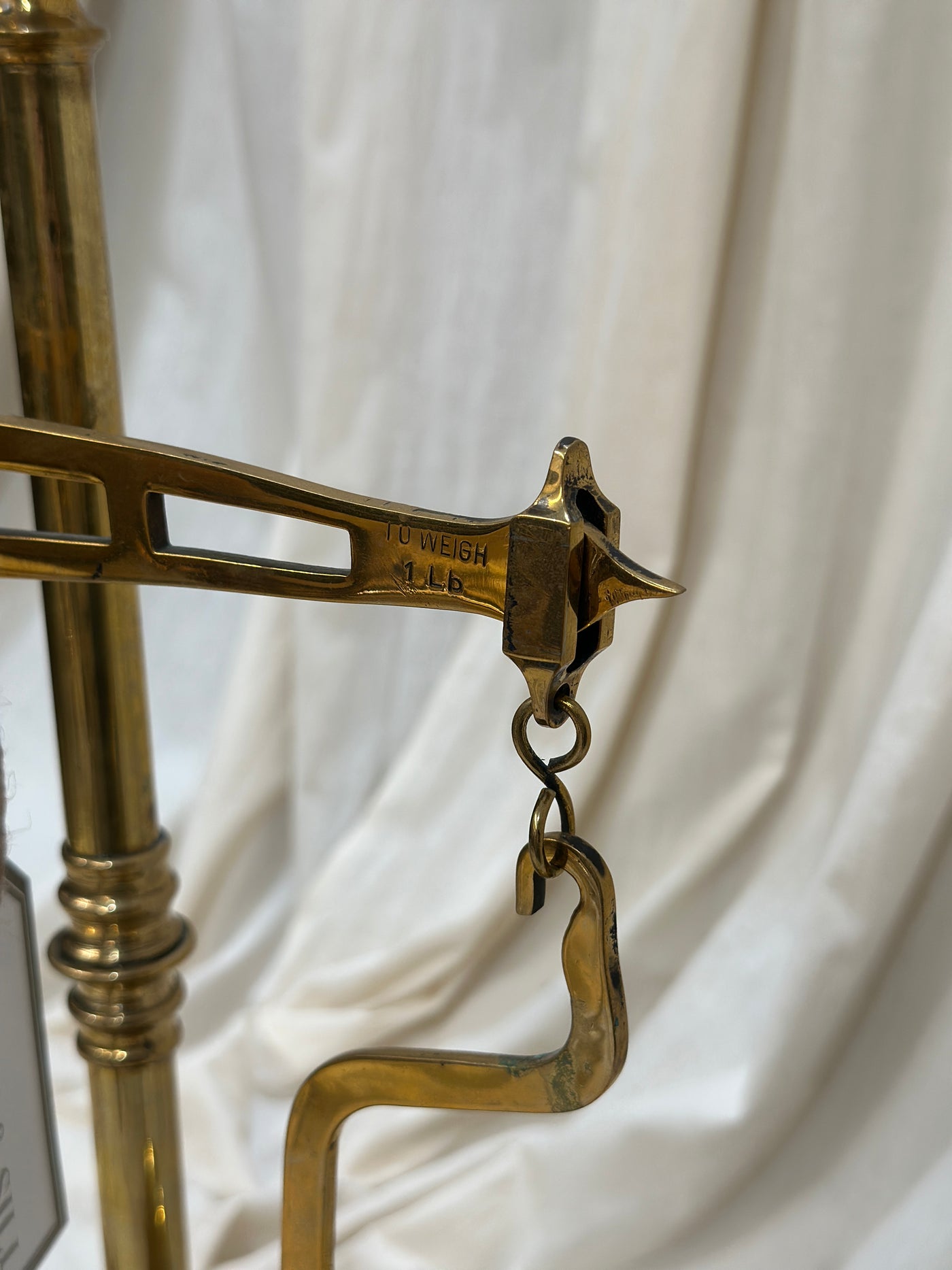 Antique Brass + Mahogany Scales