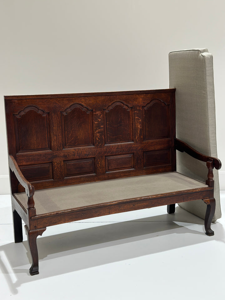 Antique English Oak Settle