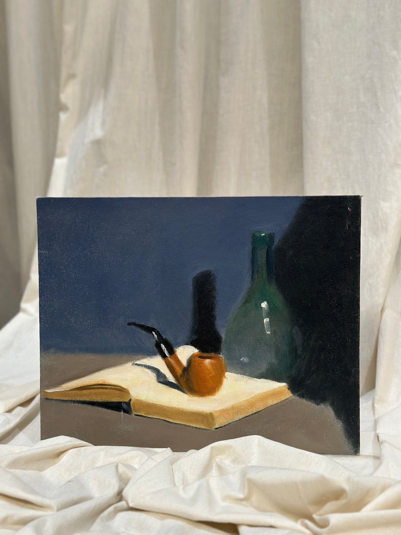 Vintage Still Life Oil Painting