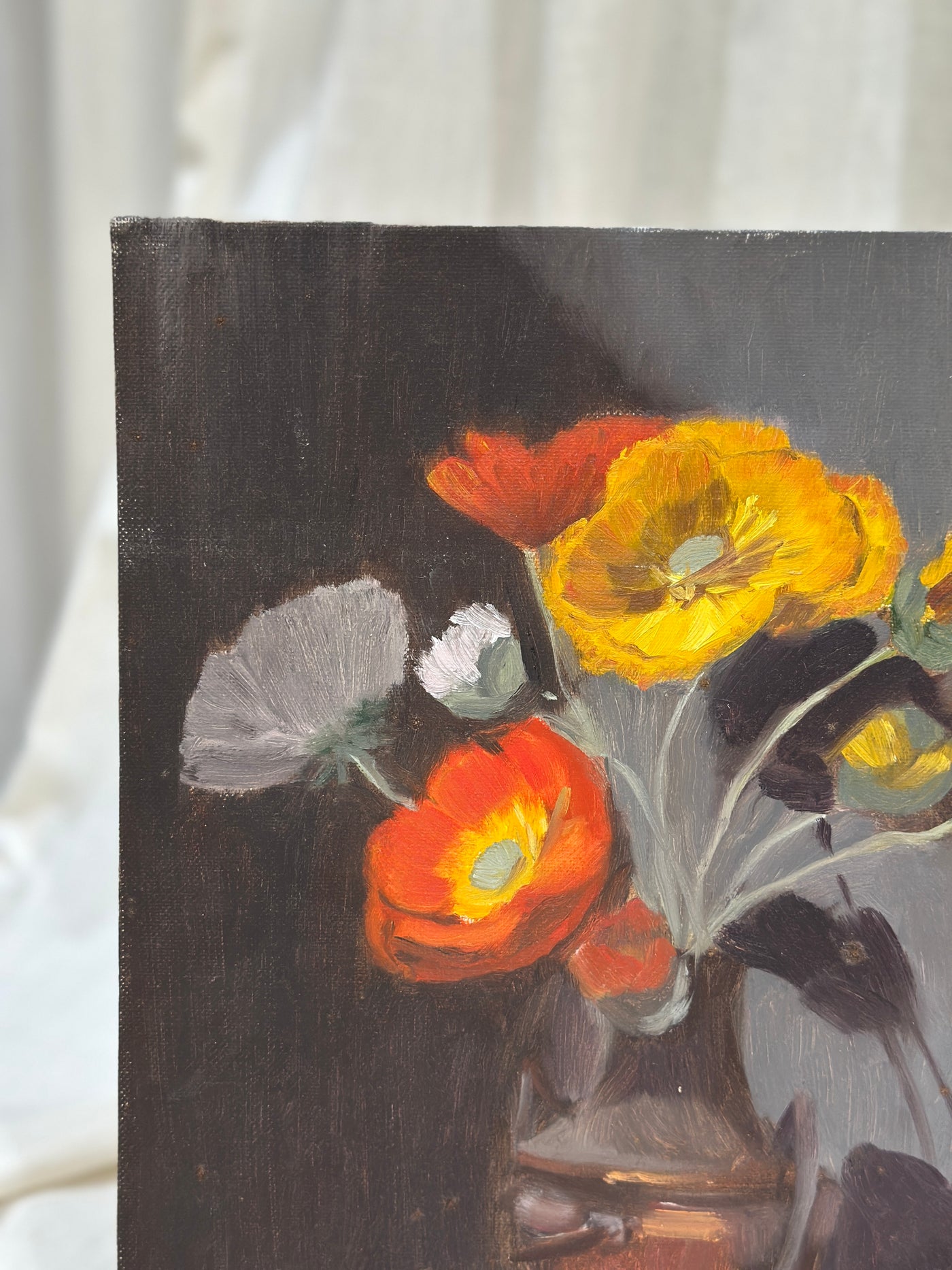Vintage Still Life Oil Painting
