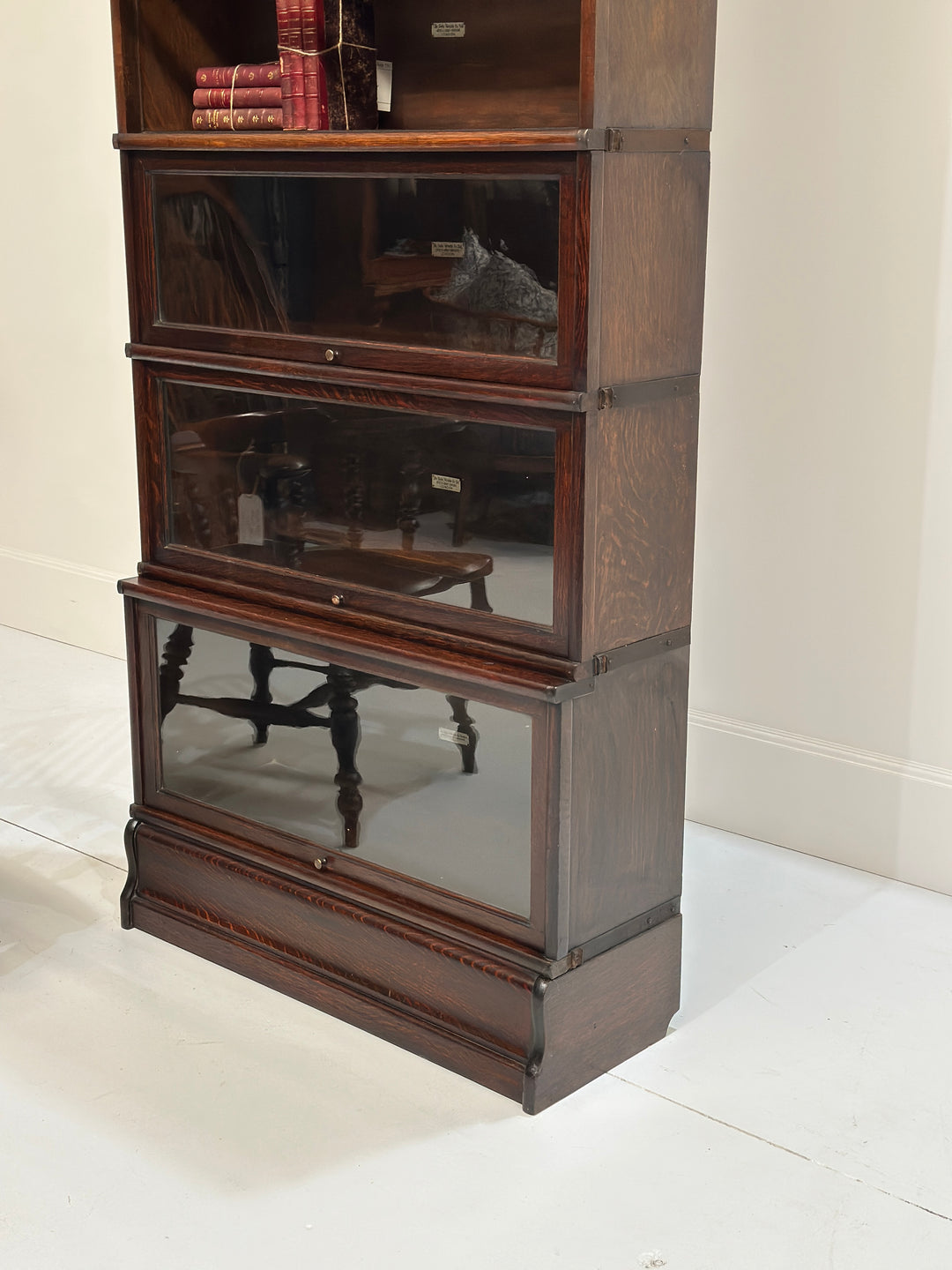 Antique Globe Wernicke Barristers Bookcase