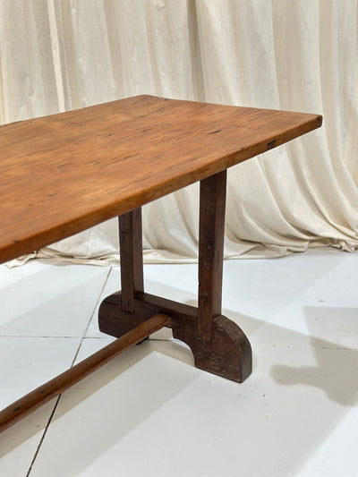 Antique European Single Slab Dining Table
