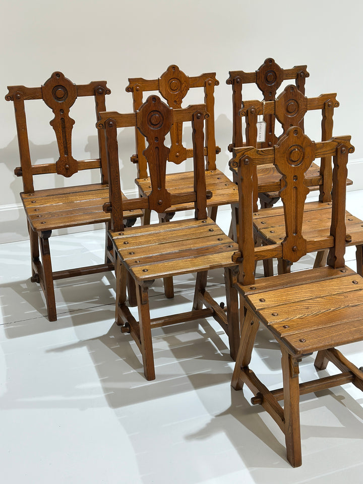 Pair Of Vintage Arts &amp; Crafts Chairs