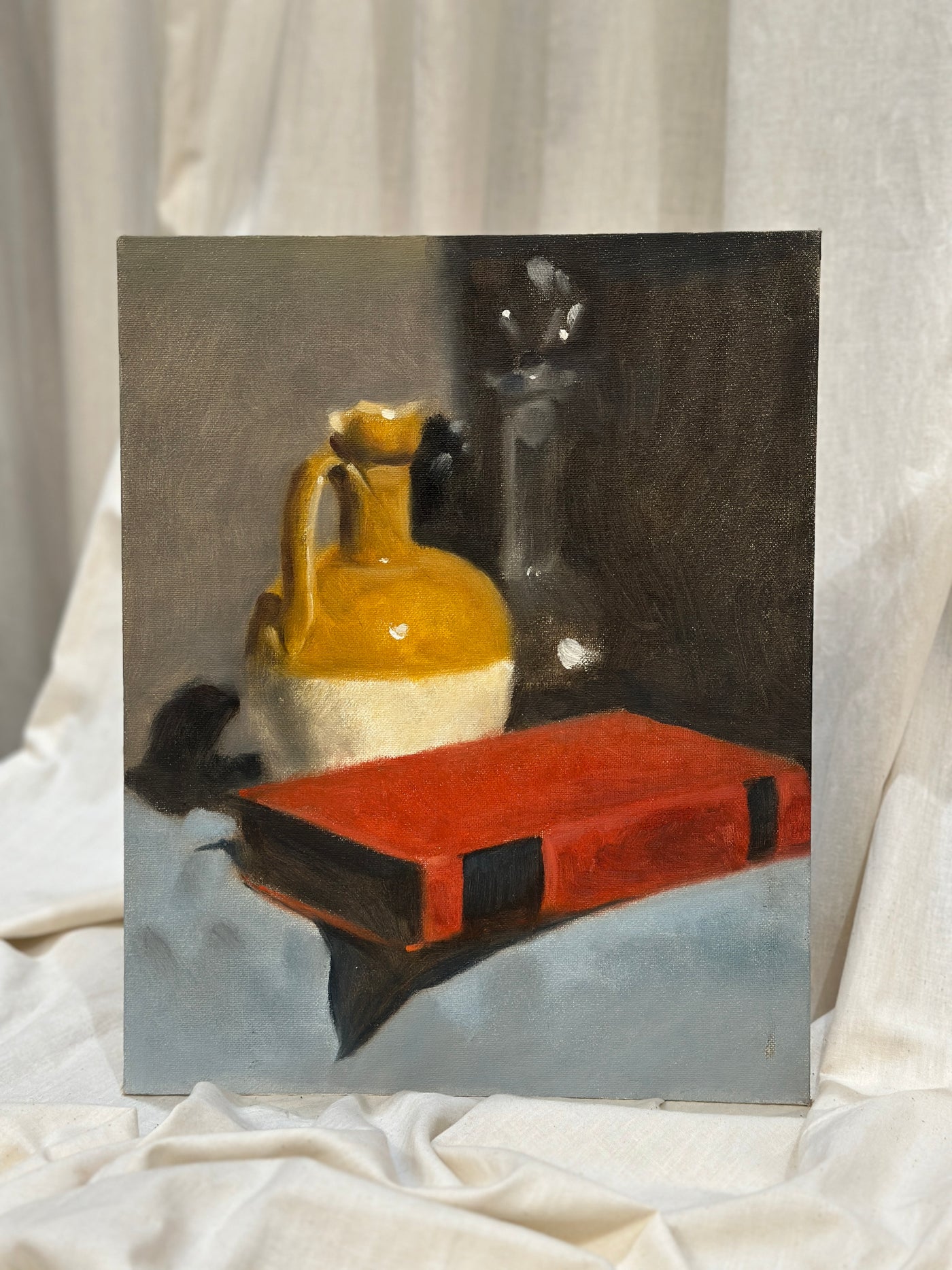Vintage Still Life Oil Painting