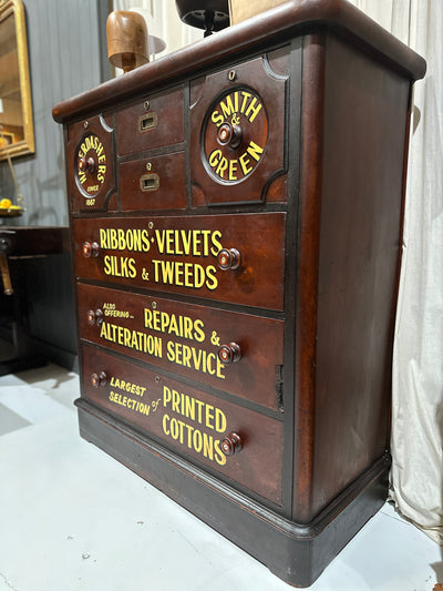 Australian Colonial Drawers with Haberdashery Signage