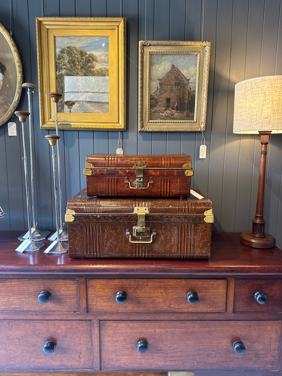 Victorian Metal Trunks