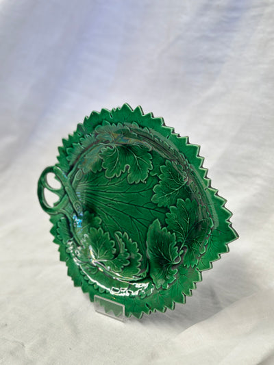 Antique Majolica Serving Dish
