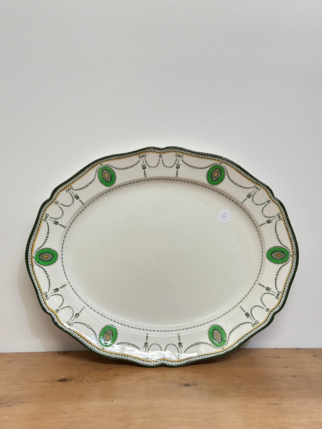 Large Antique English Ironstone Platter