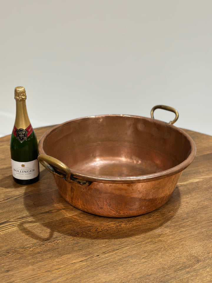 French Copper Jam Pan (H)