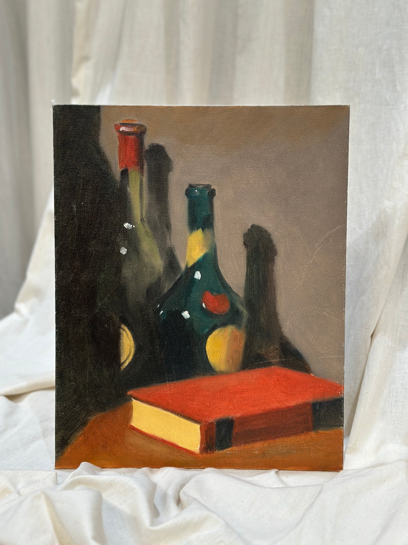 Vintage Still Life Oil Painting