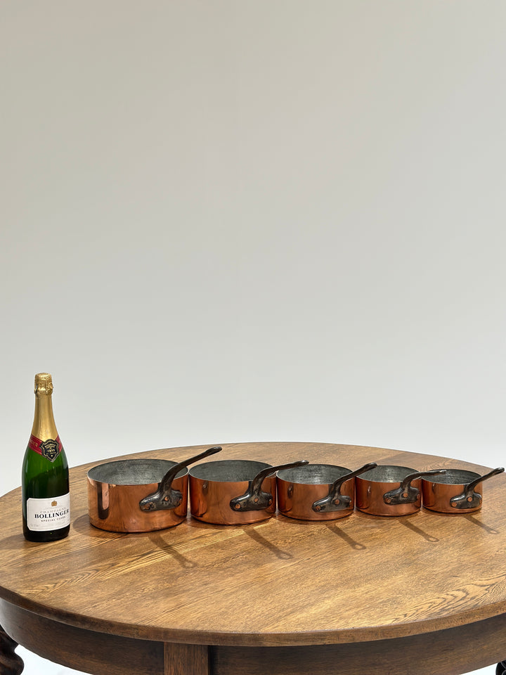 Set of 5 French Saucepans (I)