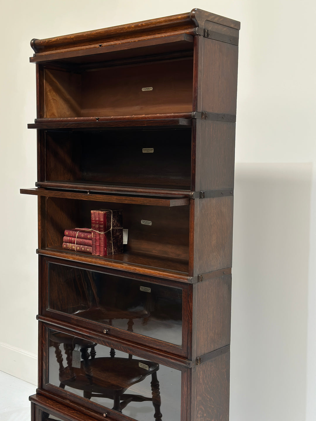 Antique Globe Wernicke Barristers Bookcase