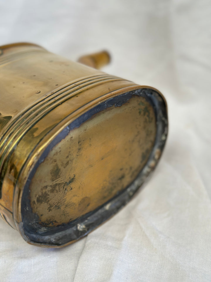 C19th Brass Watering Can