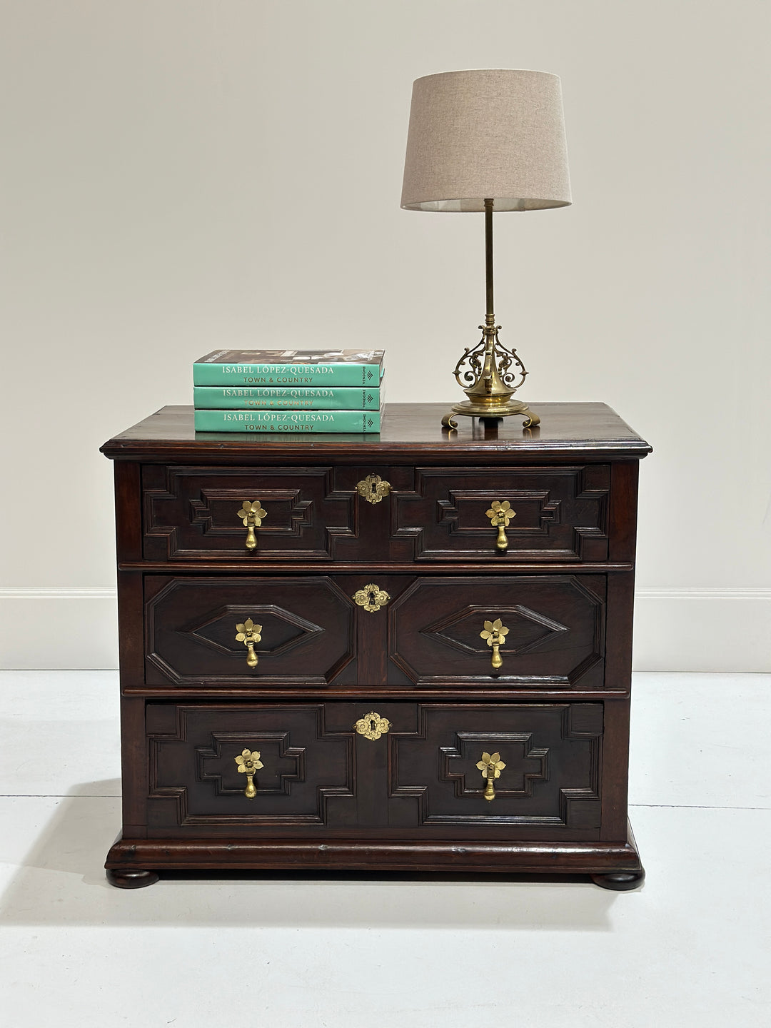 17th English Jacobean Chest Of Drawers