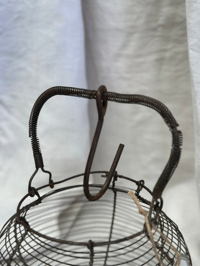 Vintage French Egg Basket