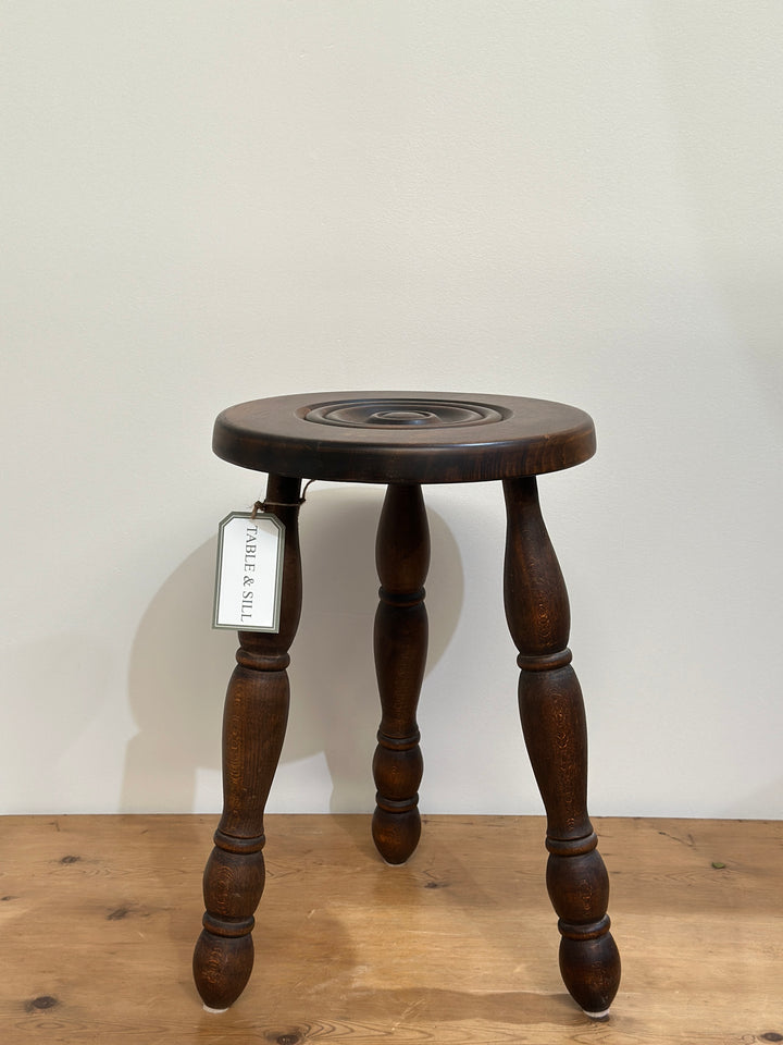 Vintage French Tripod Stool