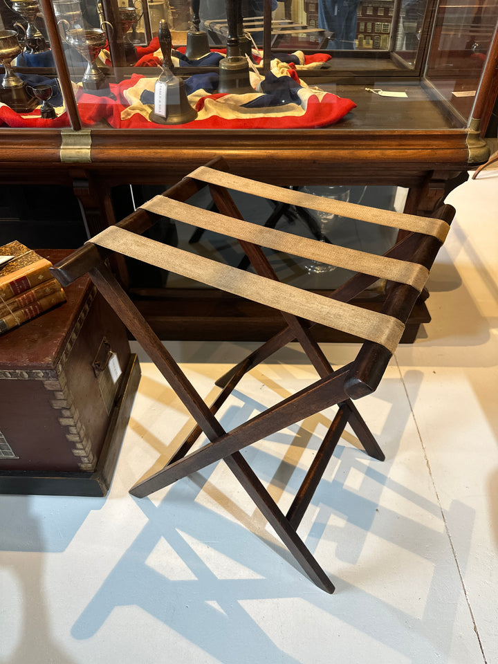 19th Century Mahogany English Butlers Tray Table